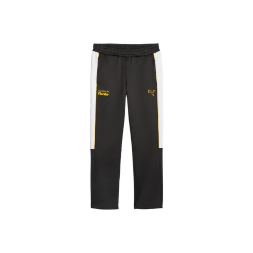 PUMA Porsche Legacy MT7 Track Pants Вязаные Тренировочные брюки Мужской Черный