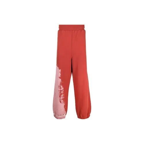 A COLD WALL* Red Men's Knitted Training Pants A COLD WALL* Красные мужские вязаные тренировочные штаны