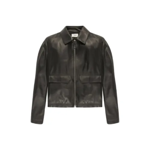 BALLY Кожа Куртка Мужская Черная