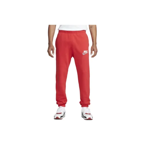 Nike University Red Men's Knitted Training Pants Nike Университетские красные мужские вязаные тренировочные штаны