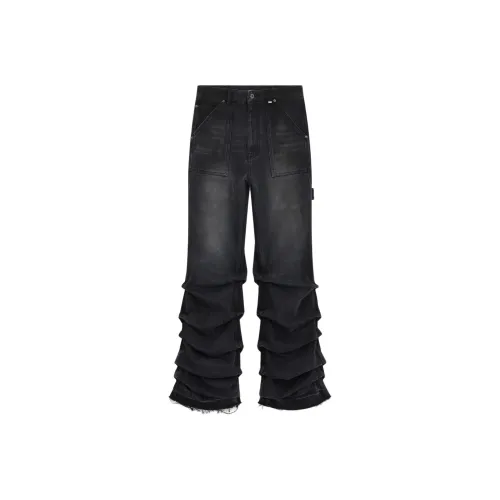 WE11DONE Черные Мужские Джинсы