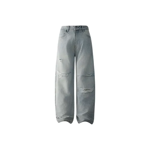 FAKE UINTAGE Синий Унисекс Джинсы