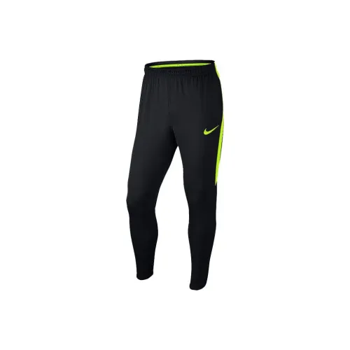 Nike Черные Мужские Вязаные Тренировочные Штаны