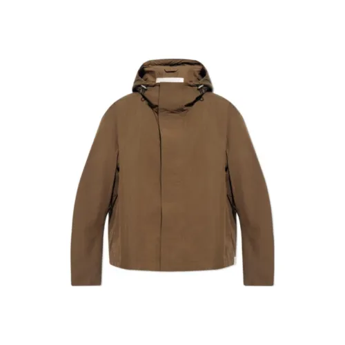 JIL SANDER Коричневый Мужские Куртки