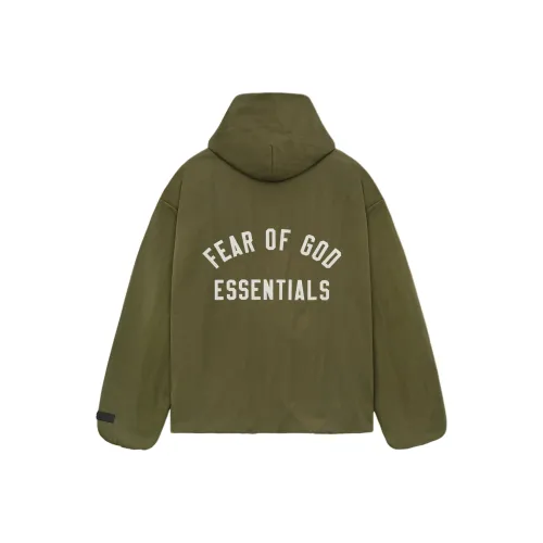 Fear of God ESSENTIALS Fall24 BACK TO SCHOOL Series Вечнозеленый/Военный стиль Мужские Куртки