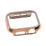 Розово-золотой двойной ромб с вырезом