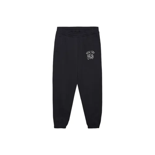 New Era Черные Унисекс Вязаные Тренировочные Брюки