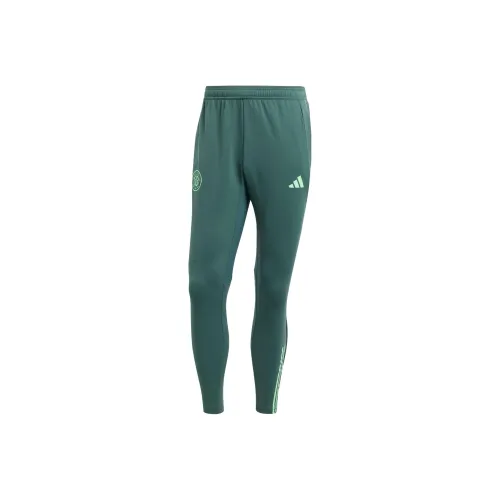 Adidas Celtic FC Mineral Green Men's Knitted Training Pants Adidas Celtic FC Минеральный Зеленый Мужские Вязаные Тренировочные Штаны