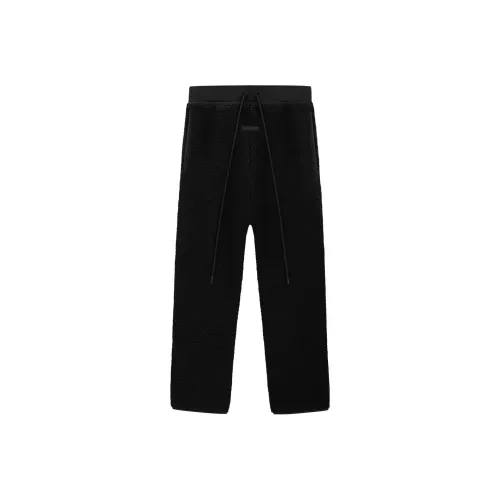 Fear of God Athletics Adidas Co Branded Paragraph Черные Унисекс Вязаные Тренировочные Брюки