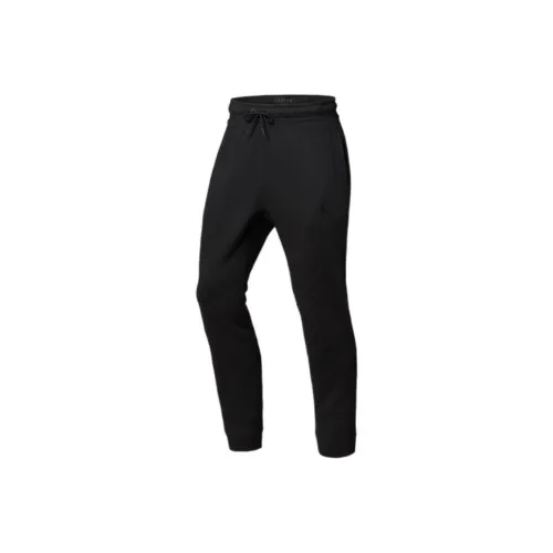 JORDAN WINGS Флис Брюки Вязаные Тренировочные Брюки Мужские Черные