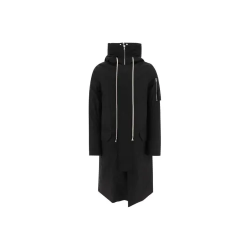 RICK OWENS совместный бренд Черный мужской парки