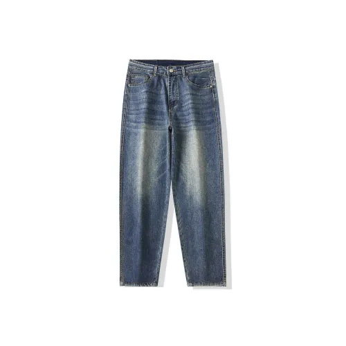 JUCY JUDY Джинсы Унисекс Ностальгический Синий