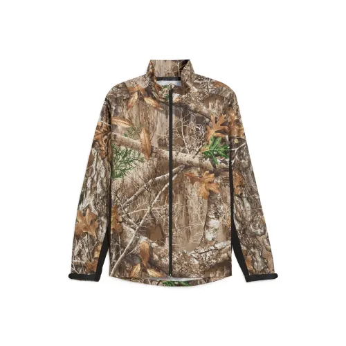 PUMA x REALTREE SS25 Куртка Мужская Темно-Зеленая