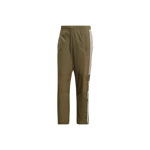 Adidas Originals Вязаные тренировочные брюки мужские слойные оливково-зеленые