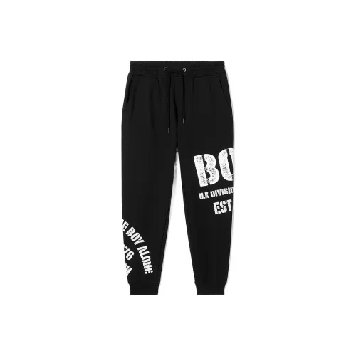 BOY LONDON Черные Унисекс Вязаные Спортивные Брюки