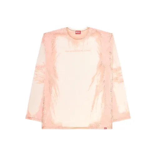 DIESEL Розовая Унисекс Футболка