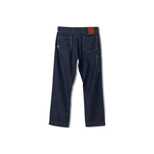 DENHAM × Wind And Sea SS23 Co Branded SERIES Синие Унисекс Джинсы