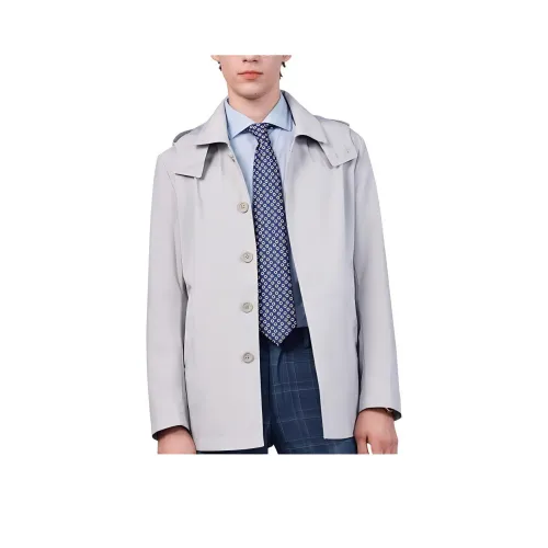 JODOLL Тренчкот Мужской Светло-Серый