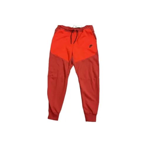 Nike Red Men's Knitted Training Pants Nike Красные Мужские Вязаные Тренировочные Штаны