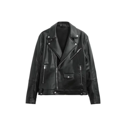 ZARA Мужские черные куртки