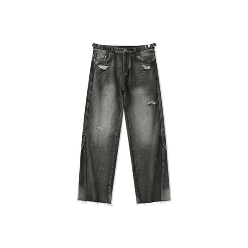 LAMLICKA Черные Унисекс Джинсы