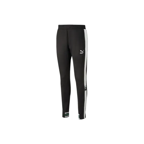 PUMA T7 Черные Мужские Вязаные Спортивные Штаны