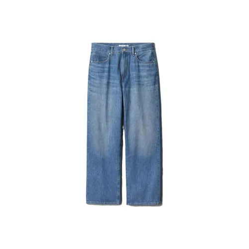 UNIQLO JW Anderson Co Branded Series Синий Мужской Джинсы