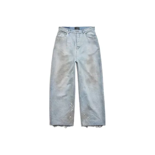Balenciaga Джинсы Свободного кроя Мужские Синие