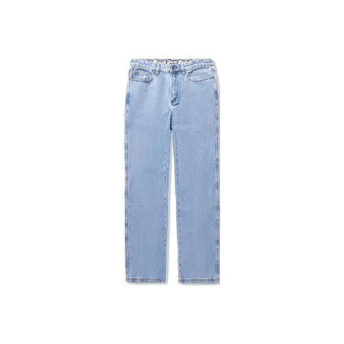 LINING Li Ning x Steven Harrington Светло-синие Мужские Джинсы