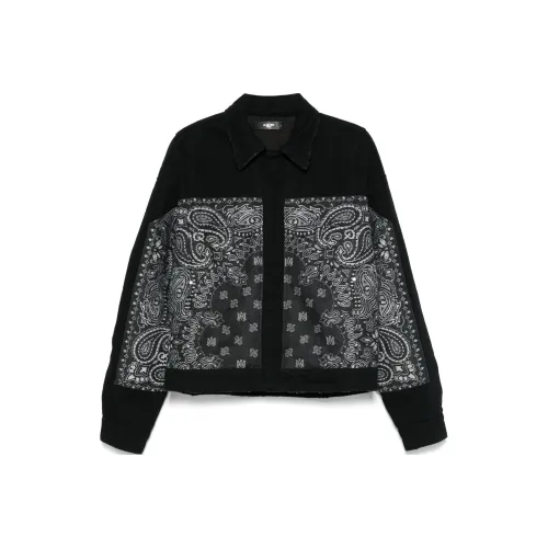 AMIRI SS25 Куртки и Пальто Мужской Черный