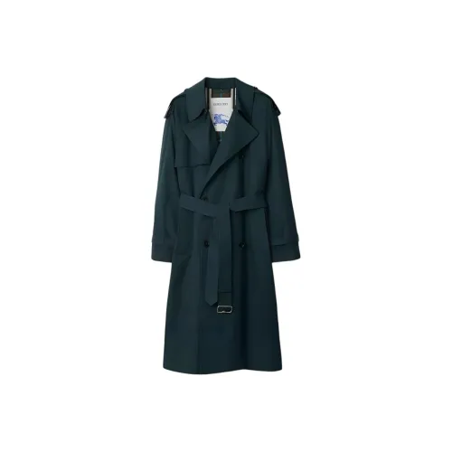 Burberry Тренчкот Мужской Зеленый