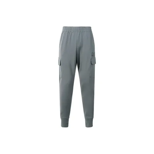 EMPORIO ARMANI EA7 FW22 Вязаные спортивные брюки мужские темно-синие и серые