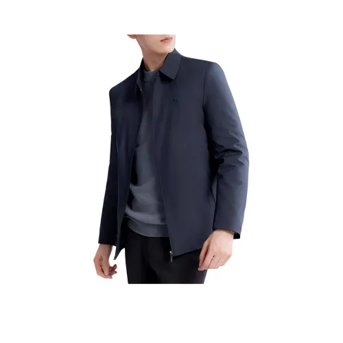 Montagut Хлопковый пуховик Мужской Темный Королевский Синий