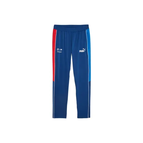 PUMA BMW M Motorsport Мужской MT7 Тонкий Track Pants Вязаные Тренировочные брюки Мужской Синий