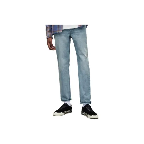 ALLSAINTS Светлый Индиго Мужские Джинсы