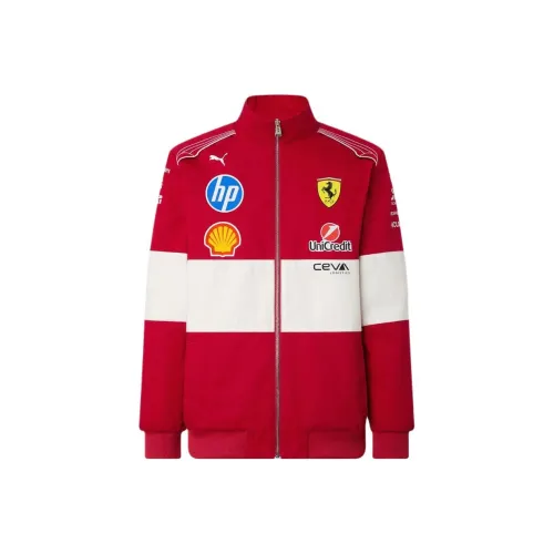 PUMA x FALALI F1 LIANMINGKUAN Ferrari Racing Series Куртки и пальто Мужской Красный
