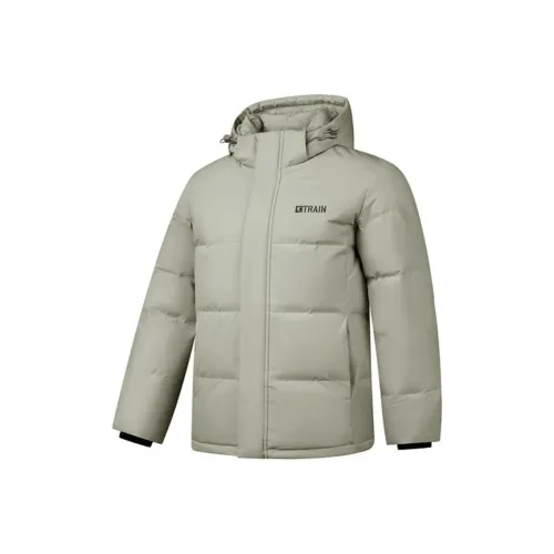 QIAODAN Пуховик Мужской Осенний Трава