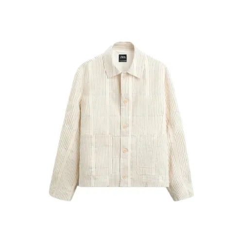 ZARA Белый Мужской Куртки