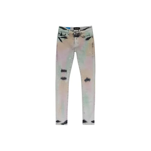 PURPLE BRAND Серый Мужской Джинсы