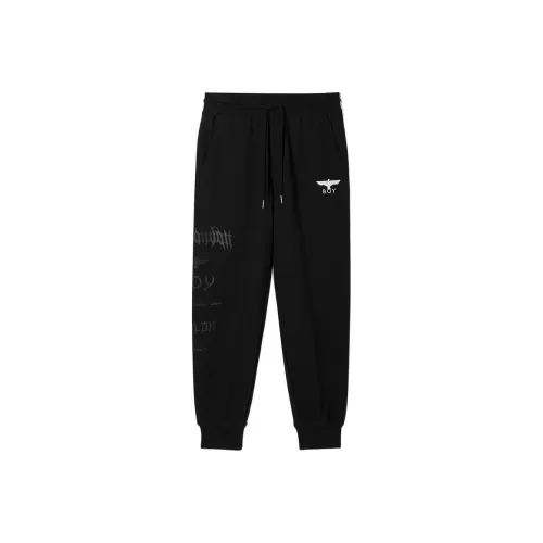 Boy London Вязаные спортивные брюки унисекс черные