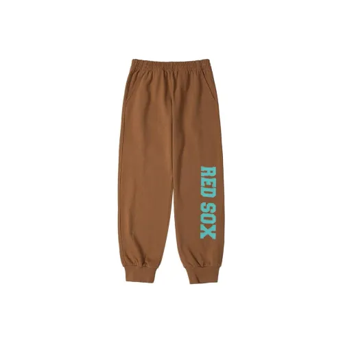 MLB Вязаные тренировочные штаны унисекс темный бежевый