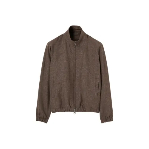 Loro Piana Серый Мужской Куртки