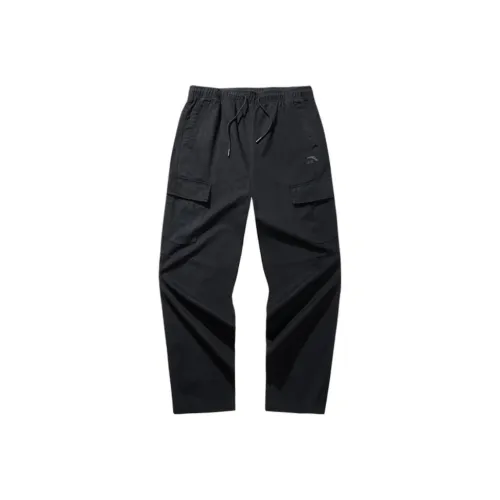 Anta Life Collection Черные Мужские Карго Брюки