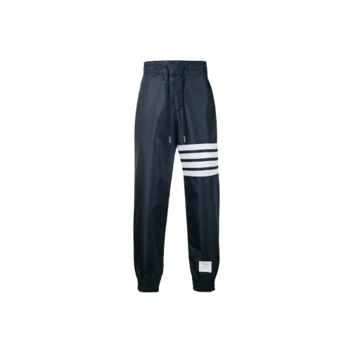 THOM BROWNE Blue Men's Knitted Training Pants  
THOM BROWNE Синий Мужские Вязаные Спортивные Штаны