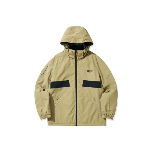 QIAODAN Тренчкот Мужской Grass Серый Зеленый Черный