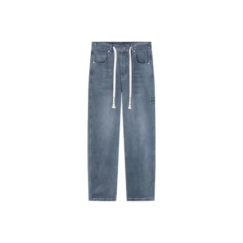 ALL IN Синий Мужские Джинсы