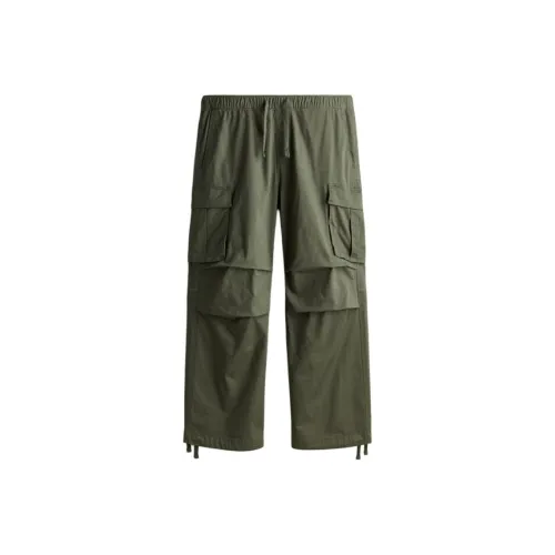 H&M Хаки Зеленые Мужские Карго Брюки