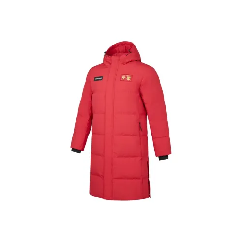 QIAODAN Пуховик Мужской Перечно-красный