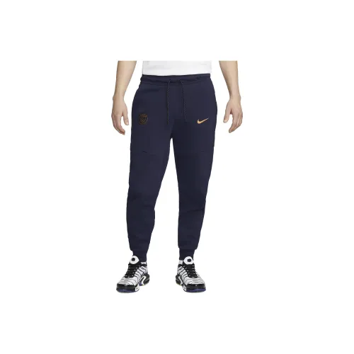 Nike Blue Men's Knitted Training Pants Nike Синий Мужские Вязаные Тренировочные Штаны