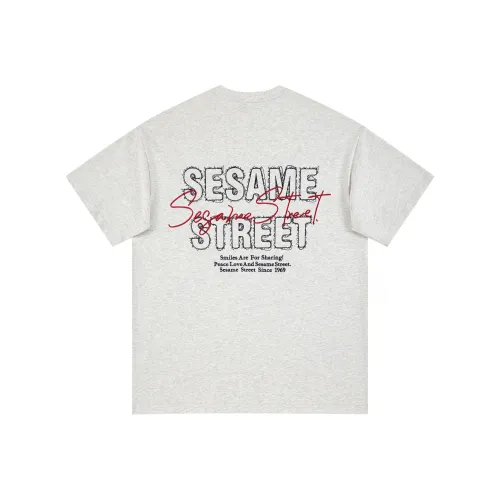 Улица Сезам Короткий рукав T-рубашки Унисекс